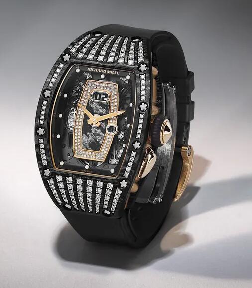 Richard Mille RM 037 Automatic Winding Carbon with Diamond Replica Watch